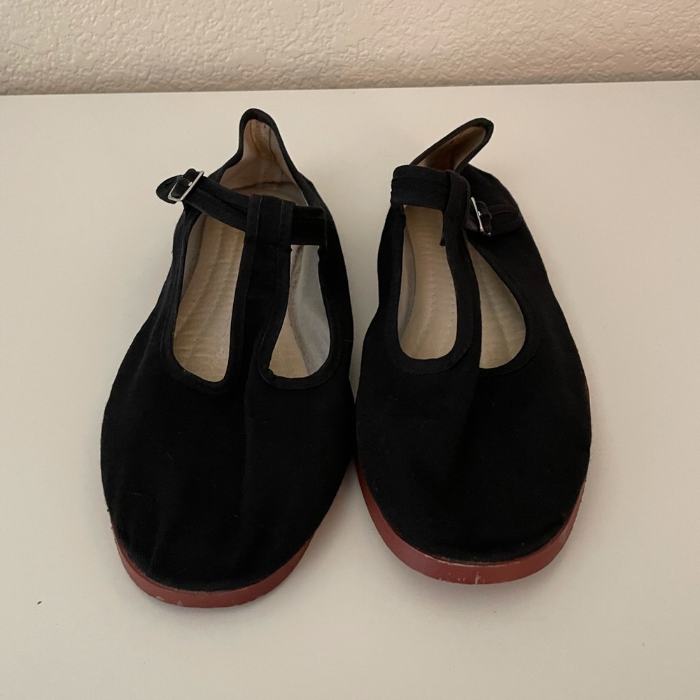 UO Black Cloth Sandals